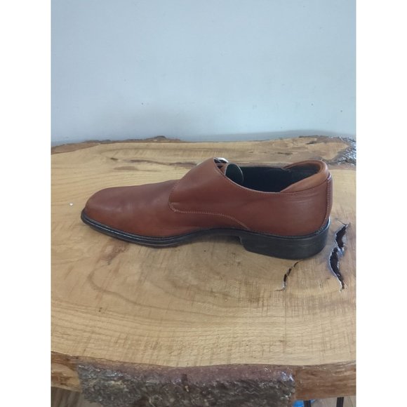 DONALD PLINER Italy Brown Dress Shoes Men’s Size 11M CLEAN Buckles Flap Colored main image 9